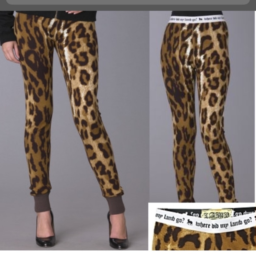 🐆L.A.M.B. Leopard thermal leggings🐆